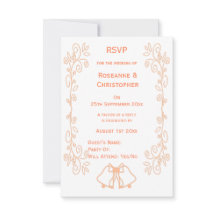 Casamento de Design de Corda de Peach Bells