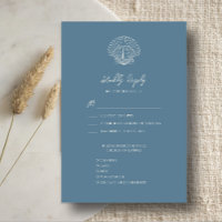 Casamento de Destino de Praia de Seashell Azul Dus