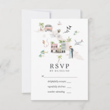 Casamento de Destino em Cuba com Aquarela