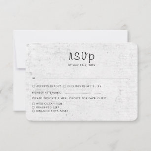 Cartão RSVP Casamento de Diário do estilo Vintage, Rosa Rosa R