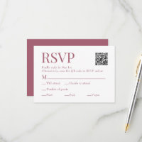 Casamento de Escolha de Refeições de Código Qr de