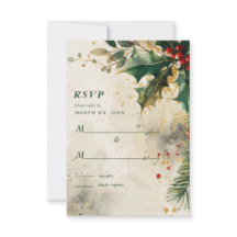 Casamento de Férias Elegante Acentos Dourados de A