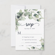 Casamento de Folhas de Eucalipto Elegantes