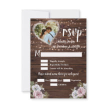 Casamento de Fotos Floral das Luzes de String Rust