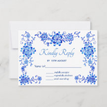 Casamento de Garland Floral Azul