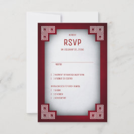 Cartão RSVP Casamento de Geek de Jogador