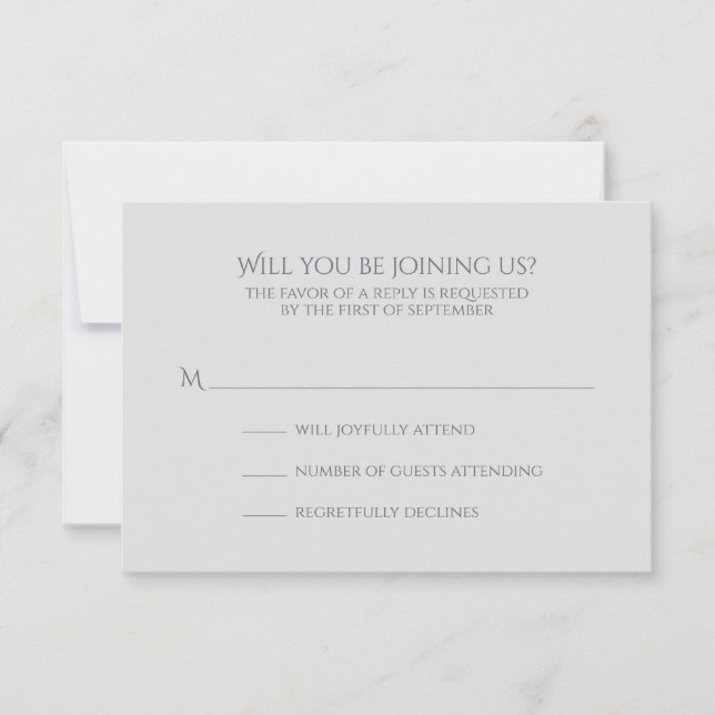 Cartão RSVP Casamento de Íris em Aquarela (Frente)