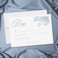 Casamento de Jardim com Crista Azul Elegante Vinta