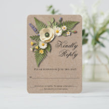 Casamento de Jardim de Flores Silvestres em Estilo