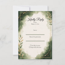 Casamento de Luxo Minimalista Esmeralda Elegante