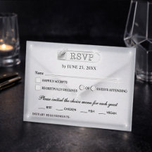 Casamento de Luxo Simples em Preto e Branco com Ac