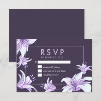 Casamento De Mola Floral De Flor De Plum Purple Li
