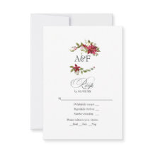Casamento de Natal com Poinsettia e Azevinho em Aq