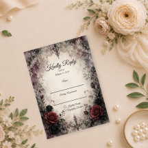Casamento de Renda Gótica Romântica