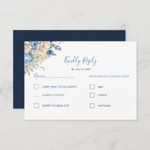 Casamento de Rosa de marfim e azul legante