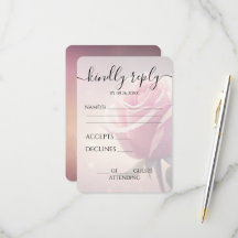 Casamento de Rosa Rosa Única Bonita Personalizada