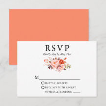 Casamento de Rosas Florais de Coral de Watercolor 