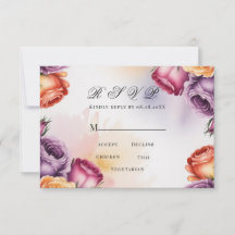 Casamento de Rosas Roxas, Laranja e Vermelhas Fest