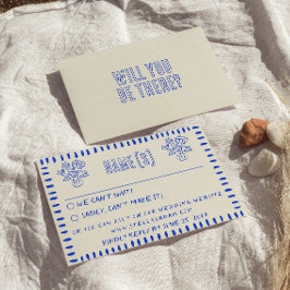 Cartão RSVP Casamento De Scribble Simulativo Desenhado À Mão