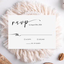 Casamento de Script Minimalista Moderno Chic