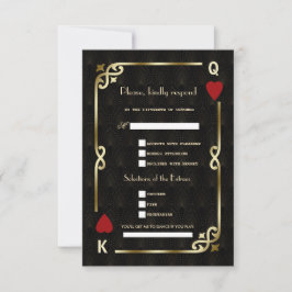 Cartão RSVP Casamento de Solicitação de Música de Excelente Do