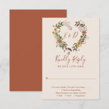 Casamento de Terracotta Floral Russo de outono