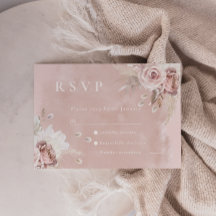 Casamento Divino Dusty Rosa Blush Watercolor