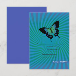 Cartão RSVP Casamento do Festival Summer Rock