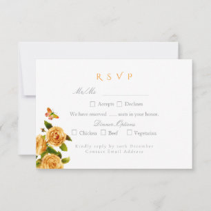 Cartão RSVP Casamento do Monograma da Fita Rosa Azul