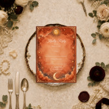 Casamento do Sol Lunar Celestial Quente