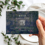 Cartão RSVP Casamento dos lírios Monet Water<br><div class="desc">Crie seus próprios cartões de RSVP de casamento personalizados com a pintura Claude Monet Water Lily</div>