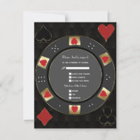Casamento Dourado de Poker do Casino Moderno de Ve
