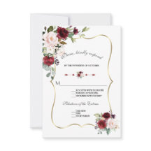 Casamento Dourado Floral de Blush Blush Chic Water