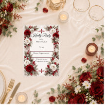 Casamento Elegância Romântica de Frutas de Inverno