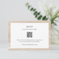 Casamento elegante do código QR neutro do costeiro