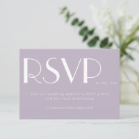 Casamento Elegante Minimalista Dusty Lilac Deco On
