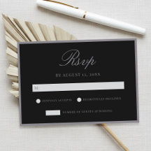 Casamento Elegante Preto Fosco Old Money