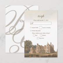 Casamento em Villa Château de Manor Inglês Antigo