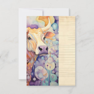 Cartão RSVP Casamento Fazenda Boi Vaca
