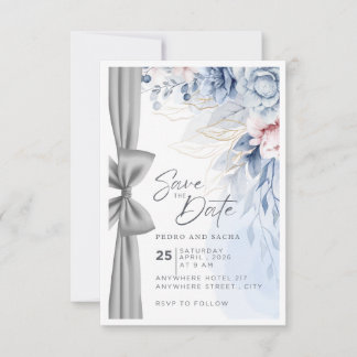 Cartão RSVP Casamento Feliz