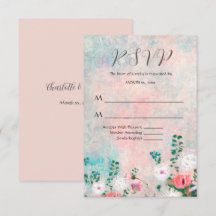 Casamento Floral de Aquarelas do Jardim de Flores 