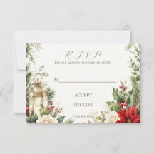 Casamento Floral de Natal Elegante