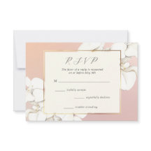 Casamento Floral de Orquídea Rosa Elegante