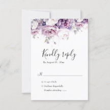 Casamento Floral de Rosa de Água Púrpura Elegante