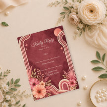 Casamento Floral Retro Mal-humorado