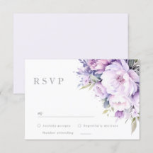 Casamento Floral Roxo-Lavanda Encantado