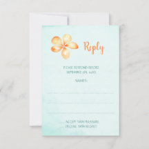 Casamento Floral Tropical de Plumeria Amarela