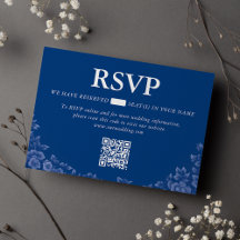 Casamento Floral Vintage Azul Francês Elegante e E