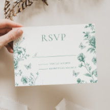 Casamento Floral Vintage Green Sage