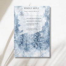 Casamento Floresta Montanha Pinheiro Neve Inverno